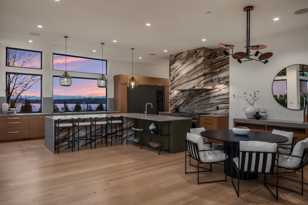 The Lightwell: Custom Home in Kirkland - Japanese wabi-sabi