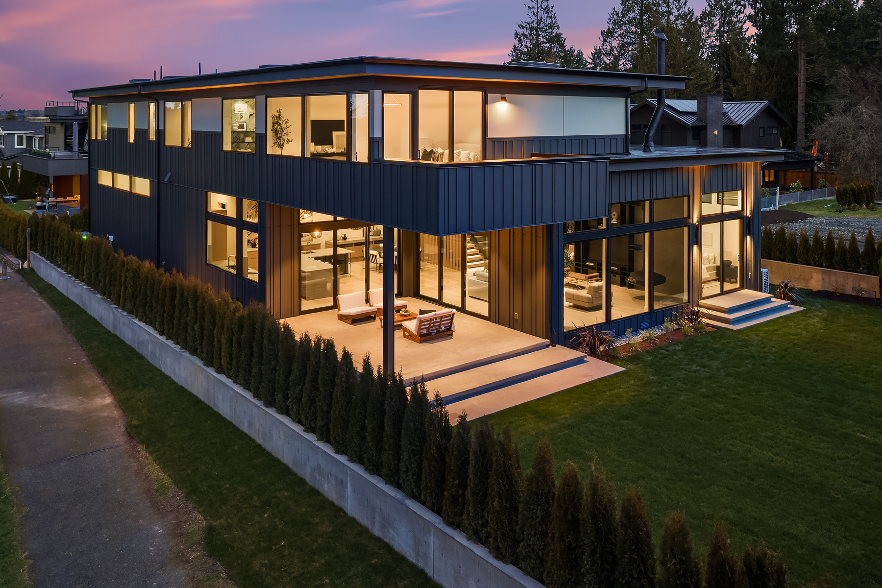 Inside the Lightwell: Architectural Storytelling in a Kirkland Custom Home