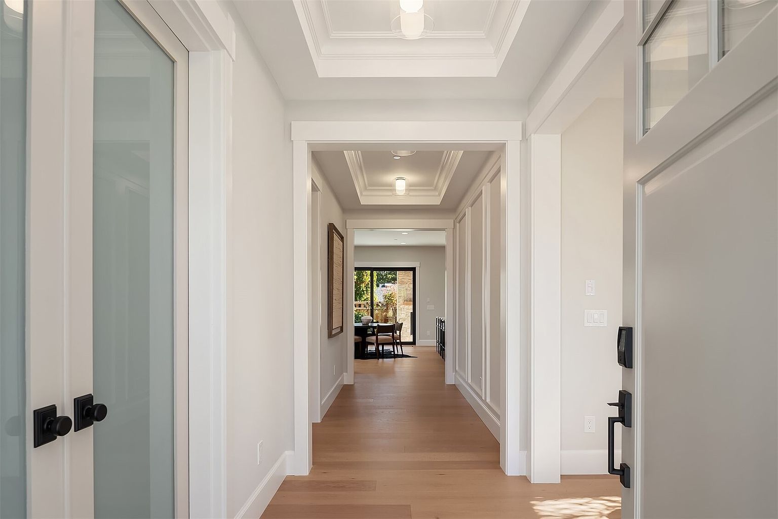 The Newport by Mirikeen Homes, the entry and the staircase